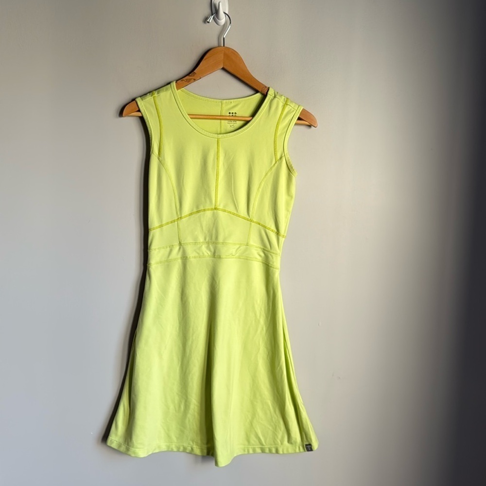 TITLE NINE DREAM DRESS (FIT & FLARE SOLID) CITRON XS